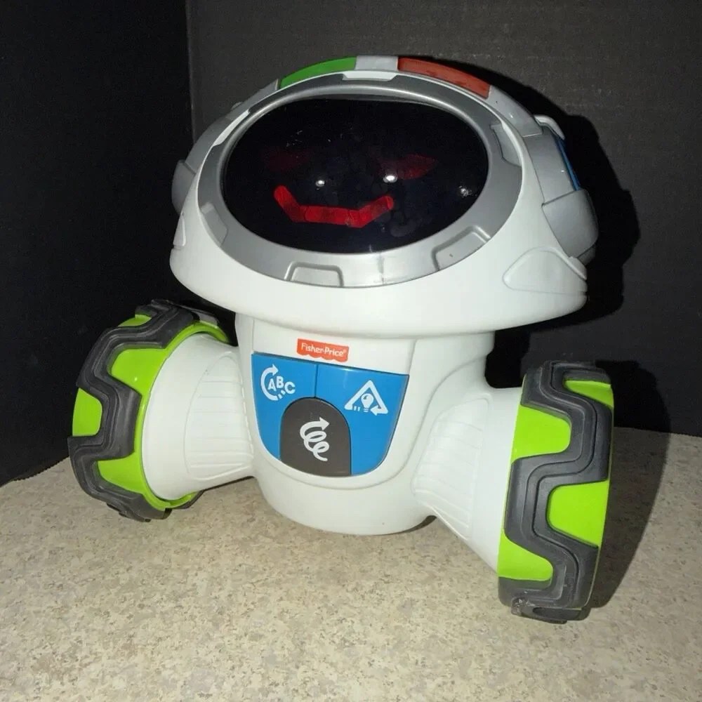 Robot Fisher Price Moby Interactive Dancing Games Educational Talking Lights Fun